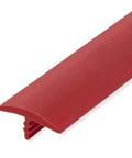 Side view of Red Three Quarter Inch T Molding Roll Pro Grade For Small Diy Projects Arcade Tables And Game Rooms Center Barb Tee Style