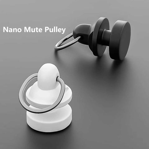 Nano mute pulley, Heavy Duty Double Curtain Track System Made From Ultra Thin Aluminum Alloy, Ceiling Mount Curtain Rail In White, 1.5m Length, Double Layer Track For Smooth Gliding Curtains In Living Room Or Bedroom.