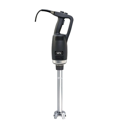 Heavy Duty Commercial Immersion Blender Kickass Kitchen Workhorse Pure Copper Motor Variable Speed Handheld Stick Mixer Professional Restaurant Grade Soup Blender For Silky Smooth Creations 20 Inch Shaft with black handle and metal shaft.