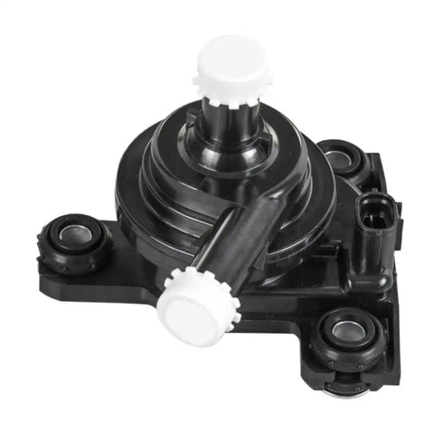 Top Shelf Inverter Water Pump For Toyota Prius 2004 Through 2009 G9020-47031 04000-32528 showing a black plastic assembly with white caps.