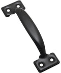 Durable Black Door Pull Handle Designed For Metal And Wood Doors Cold Rolled Steel Construction With Strong Finish Model V172