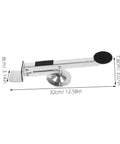 Heavy Duty Door Lifter Tool For Drywall And Board Work Easy Window Hinge Hoist multi function tool with a steel frame and foot pedal.