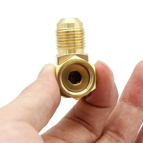 Beefy Brass 90 Degree Flare Elbow Fittings Three Eighths Inch Female Swivel To Three Eighths Inch Male Flare Connectors Heavy Duty Gas Line Fittings For Olympian Low Pressure Heaters Two Pack, brass elbow fitting
