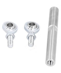 Adjustable Heim Joint Alternator Tensioning Rod Bracket For SBC BBC 350 454 V8, stainless steel rod and joints.