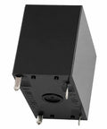 Heavy Duty 12V DC Coil Power Relay 33A SPST NO Four Pin Through Hole PCB Mount with black sealed housing.