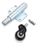 Spring Loaded Gate Caster Wheel Set For Wooden Gates And Yard Fences, 2 Inch Swivel Gate Wheel With Retractable 2.5 Inch Extension
