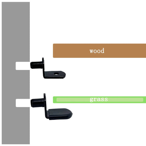 Hella Sturdy Cabinet Shelf Pins And Bracket Pegs With Rubber Sleeves For Adjustable Shelving Upgrades shown on wood and grass background.