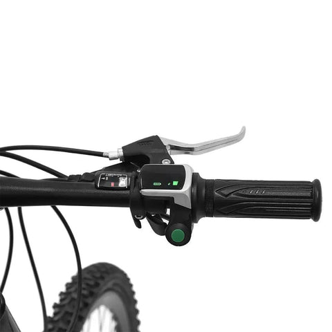 Twist Throttle Handlebar Grip For E Bike 36V And 48V With LCD Display, Right Side Throttle For Motorized Bicycles And Electric Bikes, Smooth, Responsive Control With Clear Power Readout
