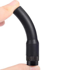 Two Pack Omni Directional Dual Band Ham Radio Antenna For VHF UHF 136 To 174 And 400 To 470 MHz With SMA Male Connectors being bent