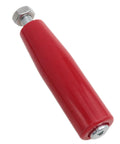 Red M10 Threaded Revolving Hand Wheel Handle With Nut for Lathes Furniture Repair and Fixtures M10x100 Bakelite Construction