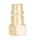 Brass Refrigerant Tank Adapter for R134a Reclaim From Cylinders To Recovery Machine, Male Low Side to Female 1/2 Inch Acme Fitting