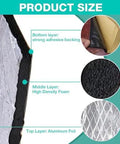 10mm Thick Sound Deadener Sheets For Chevrolet Silverado Electric Truck Bed audio insulation panels showing layered materials.