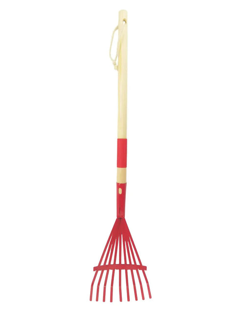 Kids Garden Tools Set For Small Hands, Mini Leaf Rake And Essentials, Durable Wood Iron And Plastic Build