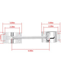 Heavy Duty 2 Pack 6 Inch T Style Screen Door Latch Built To Last For RV Camper Trailer Trucks And Motorhomes Stainless Steel Exterior Door Holder Hook Keeper Accessory