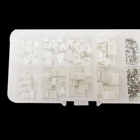 Awesome 230 Pc Jst Ph 2.0 Wire Terminal Kit With 2.0mm Pitch For 2P 3P 4P 5P Housing Pin Headers And Male Female Soldering Connectors Perfect Diy Electronics Projects Plus Super Easy To Install Great Value Bundle, white plastic parts organizer