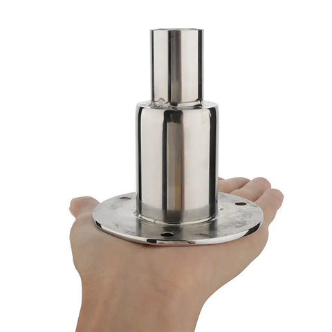 Stainless Steel 316 Through Hull Exhaust Skin For 24mm Tube Fitting Marine Grade Socket Hardware For Diesel Parking Heaters