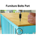 Installing 90 Piece Do It Yourself Friendly Pro Grade Furniture Cam Lock Screws And Barrel Nuts Hardware Kit With Dowel Pins on cabinet