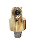 1 Inch Rotating Joint DN25 360 Degree Swivel Brass Water Air Oil Spray Connector Universal Union Right Thread For Hydraulic Garden And Industrial Use Beefy Brass Rotary Coupling front view