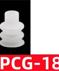Heavy Duty Khaki Pneumatic Vacuum Sucker Nozzle For Industrial Manipulator Robotics, PCG-18 rubber suction cup