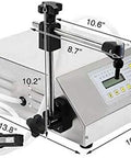 Automatic Liquid Filling Machine With Precision Bottle Filler Pump System For Water Shampoo Milk, 17L/min capacity, stainless steel design.
