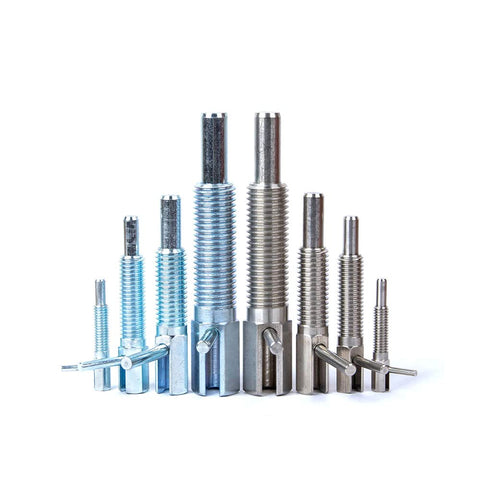 Premium Stainless Steel L Handle Wrench Engineered For Indexing Plungers And M6 Index Bolts showing various sizes of indexing plungers.
