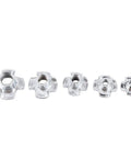Four Pronged Tee Nuts Kit For Wood And Chipboard, Carbon Steel With Zinc Finish, 90-Piece Assorted Sizes for DIY and furniture projects