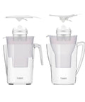 Magnesium Mineralized Water Filter Set With Long Life Mg2 Plus Cartridges, 6 pack, 720L capacity, dual filter jug system