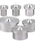 Pro Grade Six Piece Stainless Steel Wood Dowel Center Kit With Pins For Precise Furniture Positioning And Smooth Drilling Alignment And Quick Installation Includes 4mm 5mm 6mm 8mm 10mm And 12mm Dowel Centers, stainless steel dowel centers