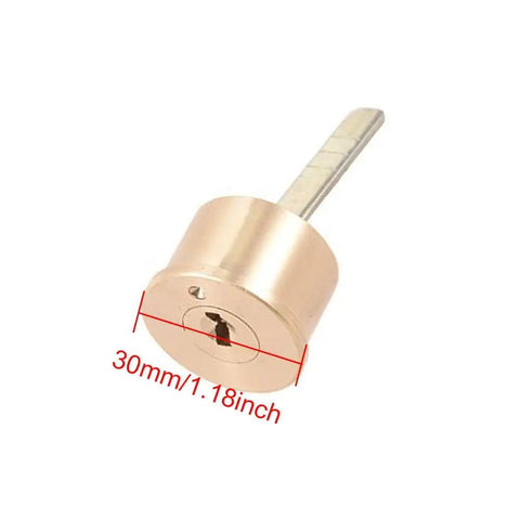 Exterior Door Rim Lock Set With Vertical Keyway Deadbolt, brass core cylinder, 30mm diameter, anti theft door lock component