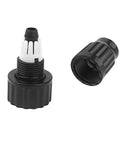 Garden Hose Repair Kit With 3/4 Inch Thread Adapters, 6 Piece Connector Set Including 3 Male And 3 Female Connectors With Washers