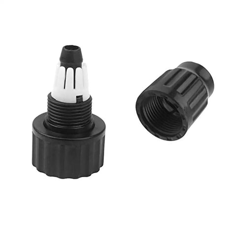 Garden Hose Repair Kit With 3/4 Inch Thread Adapters, 6 Piece Connector Set Including 3 Male And 3 Female Connectors With Washers