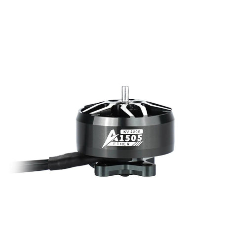 Aether 1505 4000KV Brushless Motor for 2.5 to 3.5 inch FPV freestyle drones, side view showing rotor and wiring