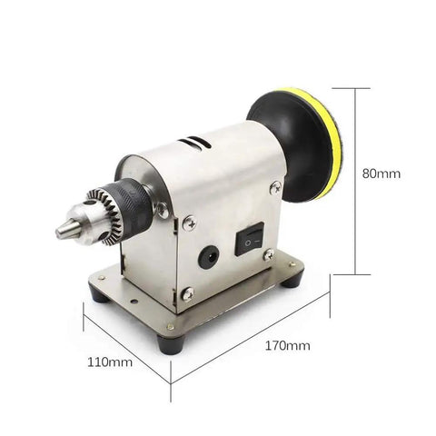 Jewelry Polishing Machine Multifunction Bench Buffer Grinder with 4500 to 9000 RPM variable speed, 170mm length, 110mm width