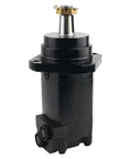 Heavy Duty Drop Dead Built Hydraulic Drive Motor For Bobcat Mt52 Mt55 Mt85 Loader angled view, black metal construction, direct factory fit.