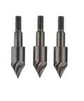 12 Or 24 Pack 100 Grain Archery Field Points Screw In Arrow Tips For Target Practice And Bow Hunting Replacement Beefy Carbon Steel