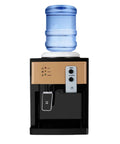 Three Temperature Countertop Water Dispenser With Hot Cold And Warm Settings For 1.2 To 5 Gallon Bottles in Champagne Gold and Black