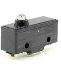 Built Tough Short Push Plunger Limit Switch With Normally Open Close Wiring For Straightforward Industrial Machinery And Smooth Automation Project Upgrades Z-15GD-B side view showing compact size and plunger.