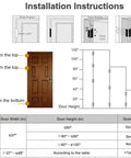 Installation guide for mounting 5 Inch Two Pack Heavy Duty Door Butt Hinges 304 Stainless Steel Flat Door Hinge Hardware