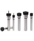 Pro Shop Grade Collet Chuck ER Extension Rod for CNC Milling Lathe Tools, heavy-duty, various lengths, precision steel design.