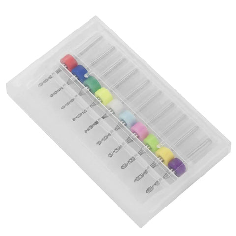 Pro Grade 1.1-2.0mm Tungsten Carbide Micro Drill Bits Set for PCB Drilling in storage box with colored rings