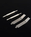 Metal tips from Pro Grade Spring Bar Tool Set For Watch Bands With 6 Extra Tips And 72 Pins, Easy Strap Removal And Repair Kit