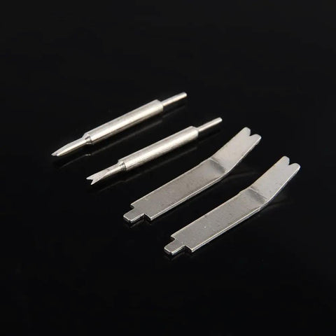 Metal tips from Pro Grade Spring Bar Tool Set For Watch Bands With 6 Extra Tips And 72 Pins, Easy Strap Removal And Repair Kit