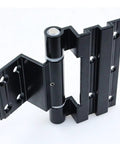 Black heavy duty aluminum alloy casement sliding window hinge for cabinets and closets