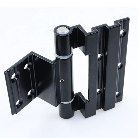 Black heavy duty aluminum alloy casement sliding window hinge for cabinets and closets