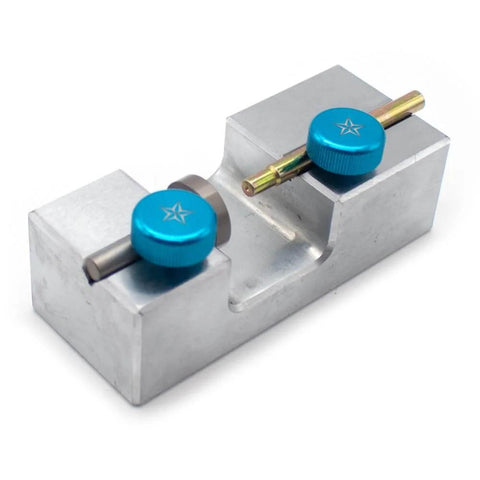 Pro Grade Dop Stick Transfer Jig For Gemstones, Dual Clamp Magnetic And Side Pressure, Horizontal Or Vertical Alignment tool.