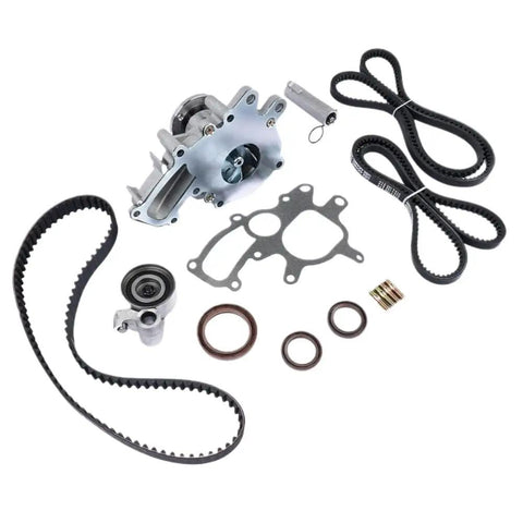Premium Timing Belt Water Pump Kit Compatible With Toyota Hiace Land Prado 1KZ TE 3 Liter Turbo Diesel Engine Keeps Your Rig Running Perfectly So You Never Face Stalling Issues Or Costly Repairs Ever Again During Daily Commutes.