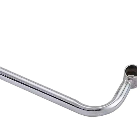 Built Like A Tank Chrome Shelf Handle With Push Bar For Mobile Wire Shelving Racks Featuring An Ergonomic Rock Solid Grip Quick Swap Steel Armrest 45 Cm