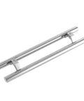 Stainless Steel Sliding Glass Door Pull Handle With Round Pipe Push Bar For Interior And Exterior Doors Heavy Duty Gate Hardware