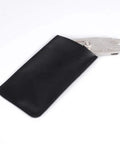 Metal Weld Fillet Gage Set 7 Piece For Fillet Leg And Throat Size Check One Eighth To One Inch in black leather case