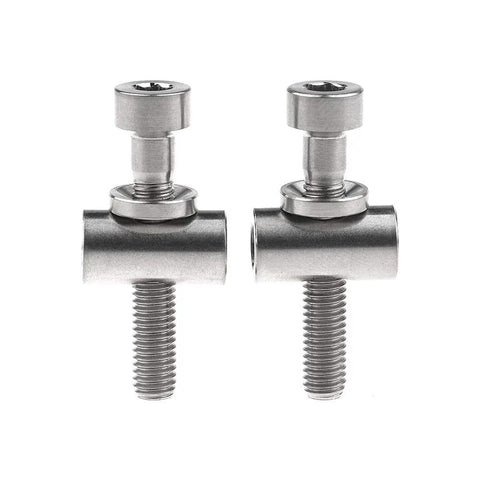Titanium M5x30mm Bolt Nut Washer Set For Thomson Seatpost, 6Al/4V Titanium Alloy Grade 5 Fasteners, 2 Bolts 2 Nuts 2 Washers